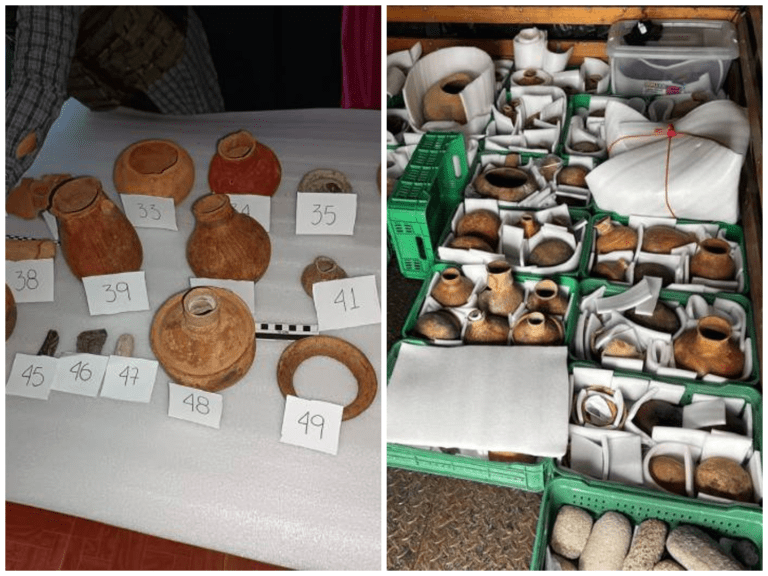 Decomisaron 144 piezas arqueológicas a reconocidos influenciadores en Huila