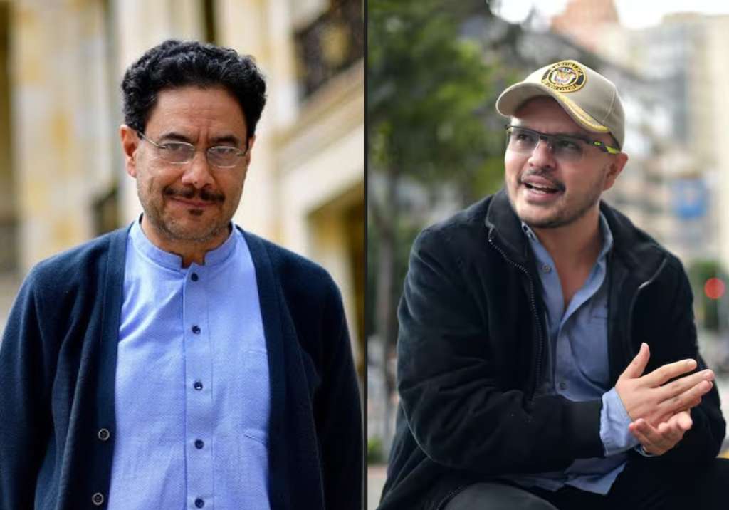 Iván Cepeda y Felipe Harman.
