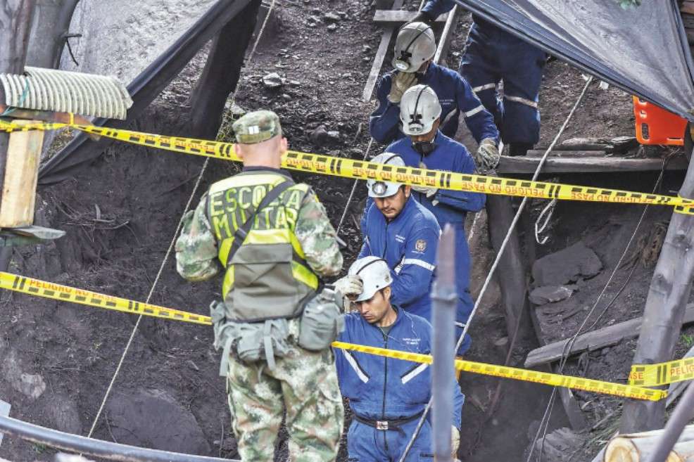 Las minas de Cucunubá y Lenguazaque estaban a 12 km de distancia. / AFP.