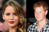 Jennifer Lawrence es el amor platónico del príncipe Enrique