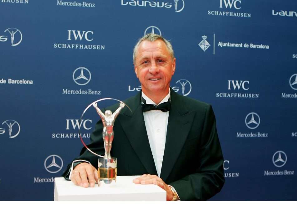 Johan Cruyff, el mejor futbolista holandés de la historia. / Cortesía Laureus Academy