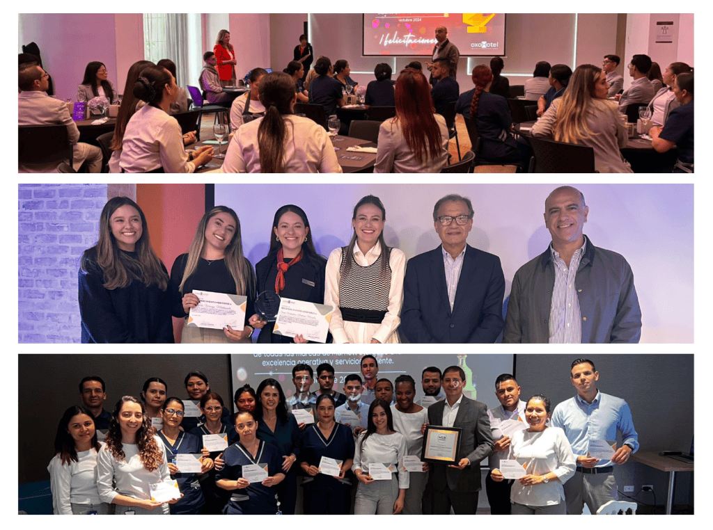 Oxohotel celebra el reconocimiento global de tres de sus propiedades.