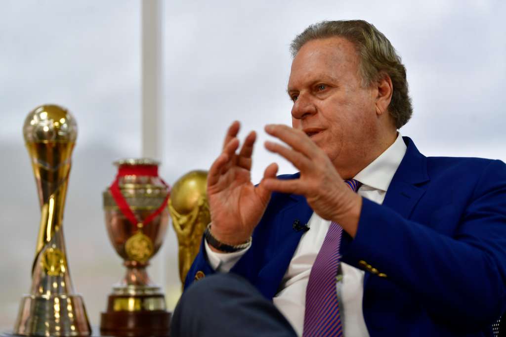 Ramón Jesurún, presidente de la Federación Colombiana de Fútbol.