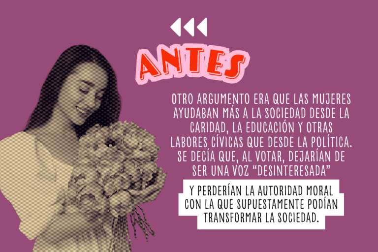 Discursos que cuestionan el sufragio femenino en Estados Unidos.
