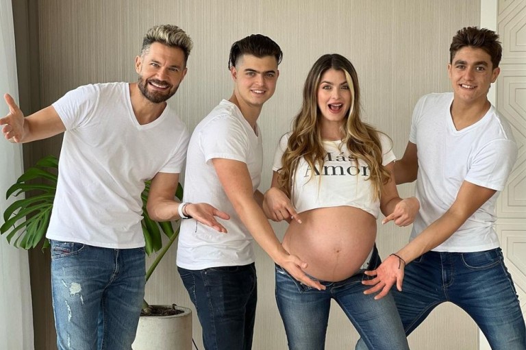 Esta es la primera foto del tercer hijo de Cristina Hurtado y Josse Narváez