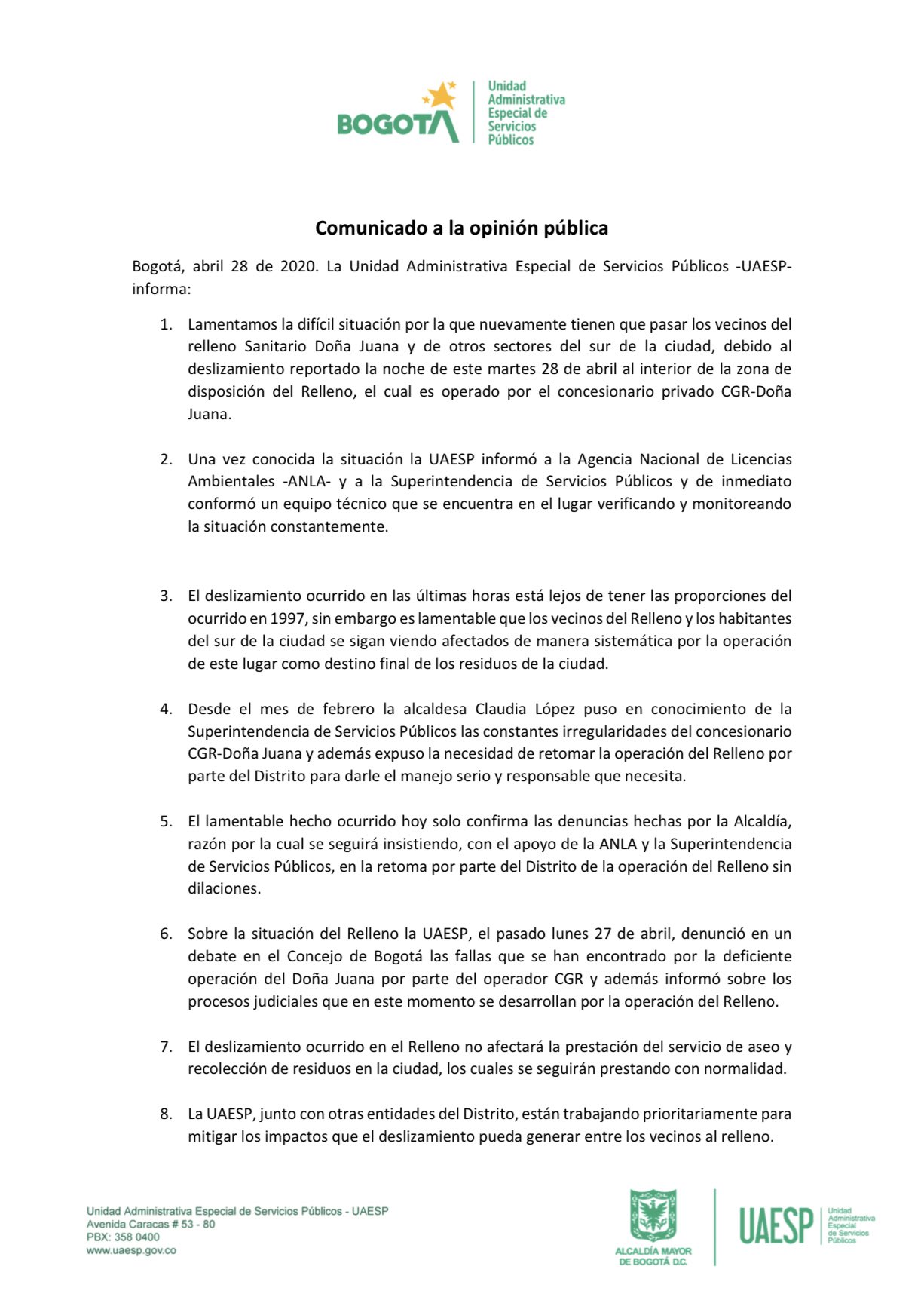 *Estas semanas, cuando estamos todos en casa para cuidar nuestra salud y la de nuestros familiares, puedes consultar los contenidos de las secciones Nacional y Bogotá sin restricción alguna. Y en medio de esta pandemia, que estamos cubriendo de manera responsable, también puedes ver el especial sobreCoronavirusen el que trabaja toda la redacción deEl Espectadorminuto a minuto.