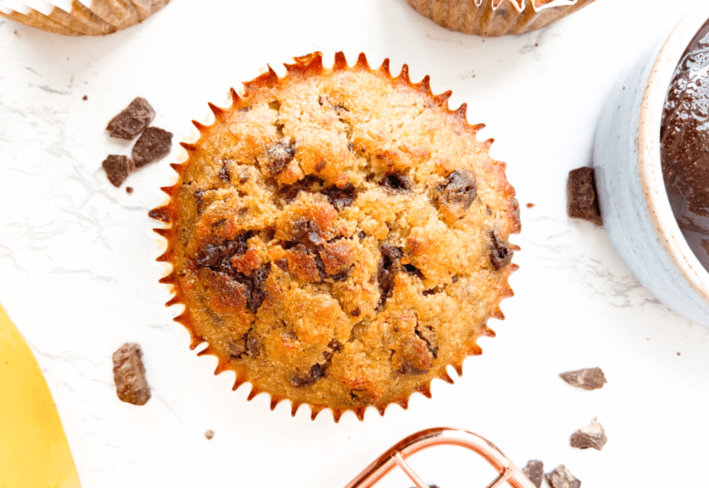 Muffins de auyama y chocolate