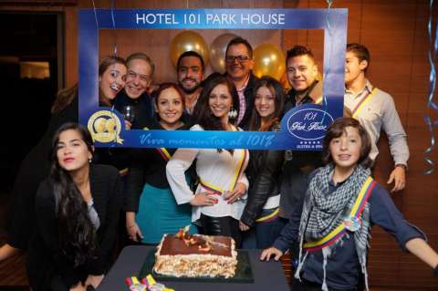 Artistas celebran sus cumpleaños en el Hotel 101 Park House de Bogotá