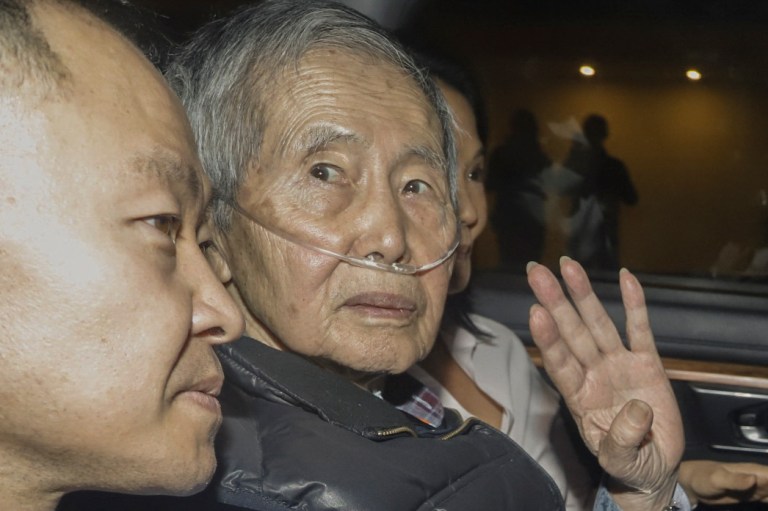 Alberto Fujimori, de 85 años, en cuidados intensivos con una fractura de cadera