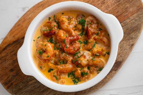 Encocado de camarones para saborear este miércoles