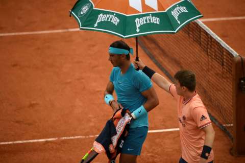 Nadal-Schwartzman y Cilic-Del Potro, suspendidos por lluvia