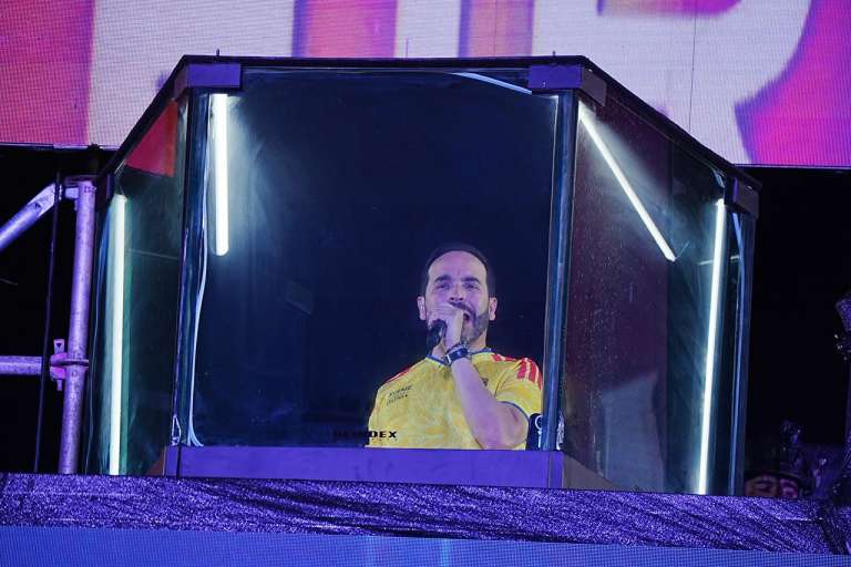 Abelardo de la Espriella recibió los resultados en Barranquilla.