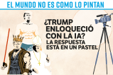 ¿Trump enloqueció con la IA? La respuesta está en un pastel