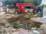 La tierra se tragó terraza de una casa: tres familias fueron reubicadas en Santa Marta