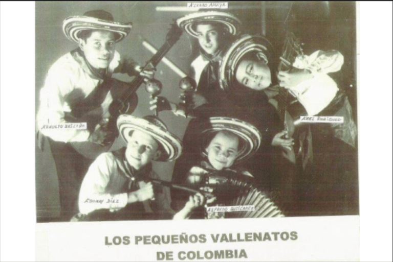 Alfredo Gutiérrez, en 'Los pequeños vallenatos de Colombia'.