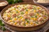 Receta: arroz cremoso con atún y maíz