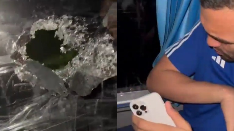 Apedrearon el bus de Millonarios tras partido contra Junior en Barranquilla: video