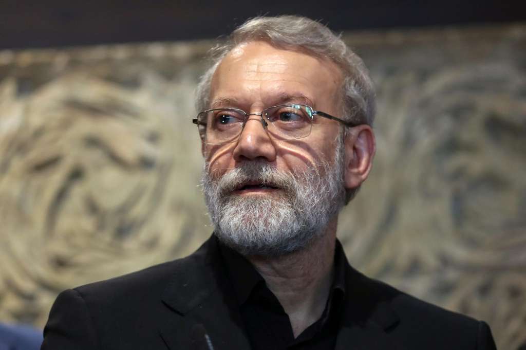 BEIRUT (Lebanon), 17/03/2026.- FILE Secretary of the Supreme National Security Council of Iran Ali Larijani holds a press conference after a meeting with Lebanese Parliament Speaker in Beirut, Lebanon, 13 August 2025 (reissued 17 March 2026). Larijani has been killed in an Israeli airstrike, according to Israel's defence ministry 17 March 2026. (Líbano) EFE/EPA/WAEL HAMZEH
