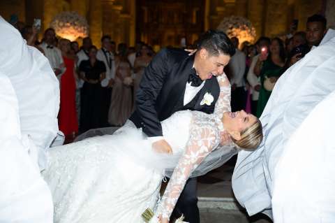 Imágenes exclusivas de la boda de Rafa Pérez y Milagros Villamil en Cartagena