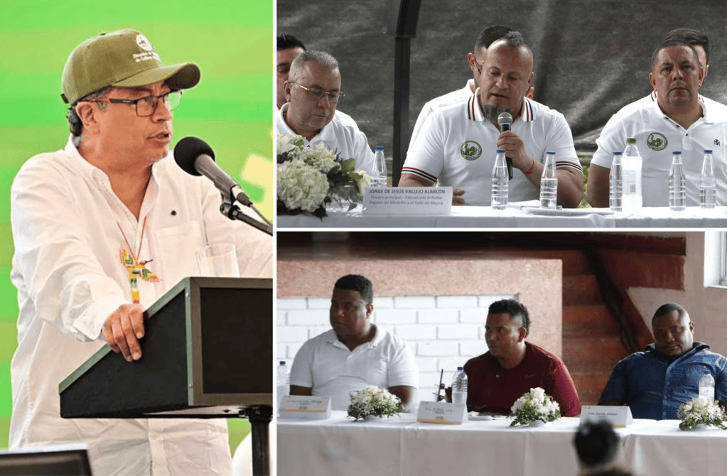 El presidente Petro priorizó los diálogos con las bandas criminales de Medellín, Buenaventura y Quibdó.