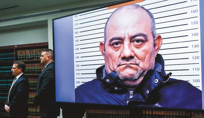 Otoniel fue extraditado a los Estados Unidos en mayo de 2022. (Photo by Kena Betancur / AFP)