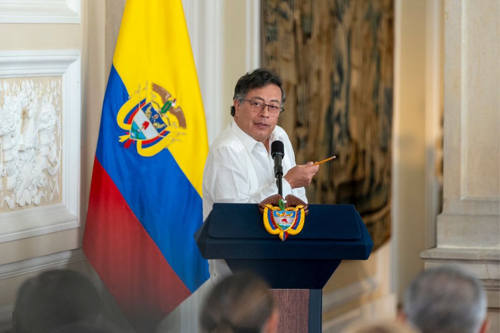 Gustavo Petro en la Casa de Nariño