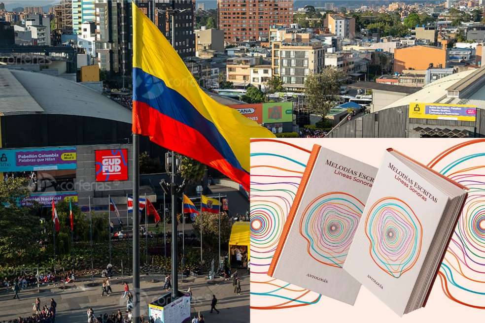 Melodías escritas: líneas sonoras, es una obra de la editorial Kutusoma y se presenta dura la Feria del Libro de Bogotá 2026.