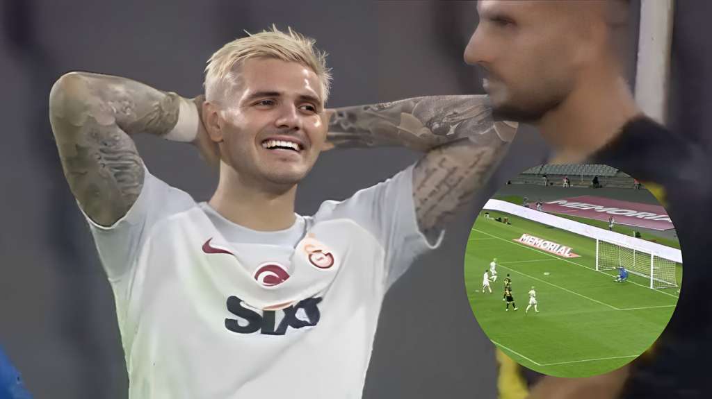 Mauro Icardi falló un increíble penalti con Galatasaray