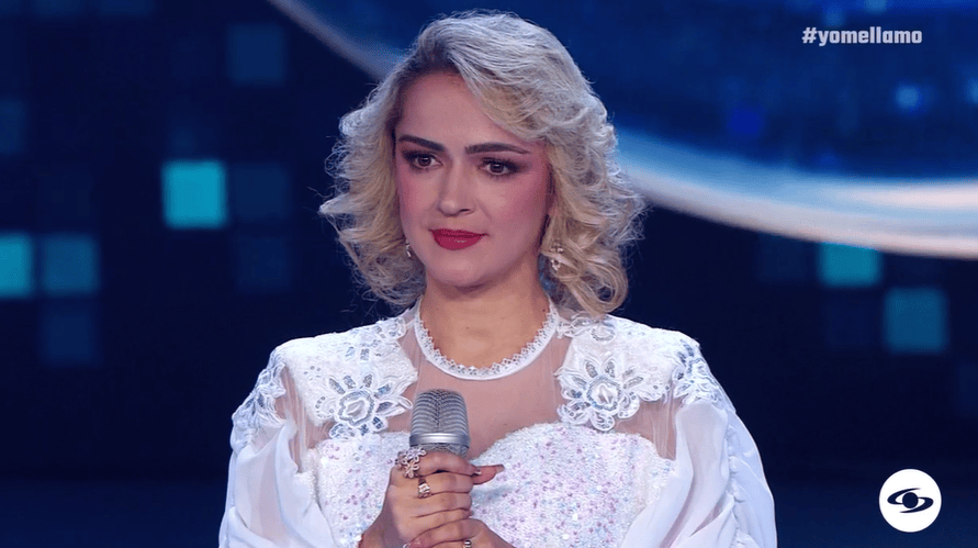 Patricia Henao, imitadora de Marisela en la décima temporada de 'Yo me llamo'.