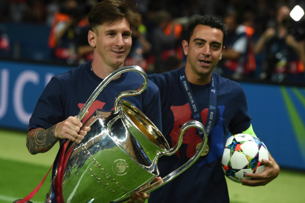 Messi y Xavi conformaron el mejor equipo de la historia del Fútbol Club Barcelona.