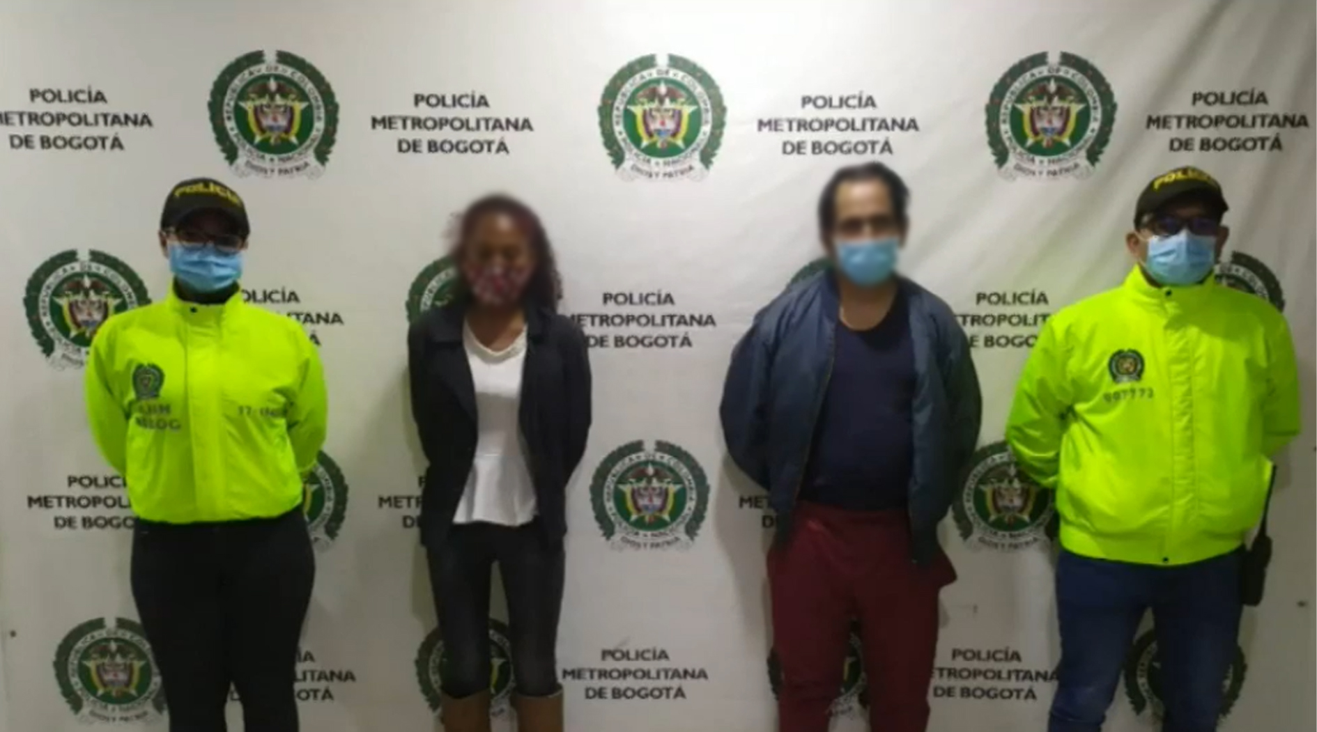 Ambos fueron capturados por la Policía en la madrugada de este jueves.