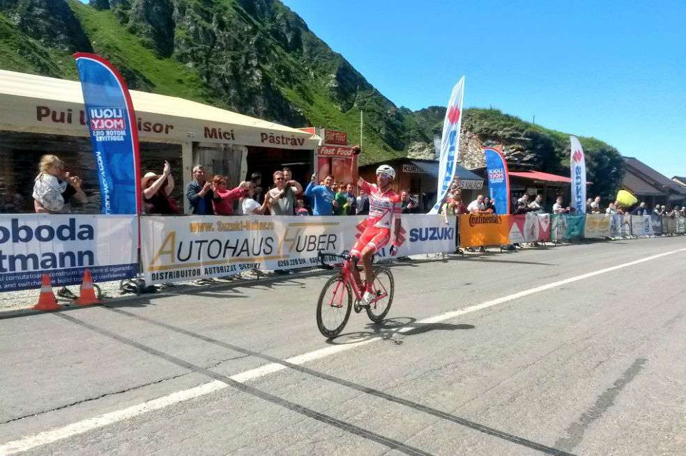 El ciclista colombiano ganó la segunda etapa del Tour de Bihor. / Tour de Sibiu