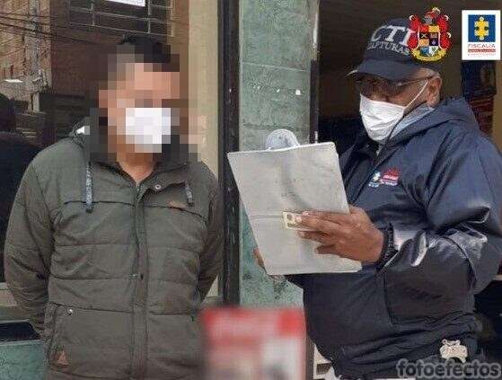 Capturan a presunto abusador sexual en Bogotá.