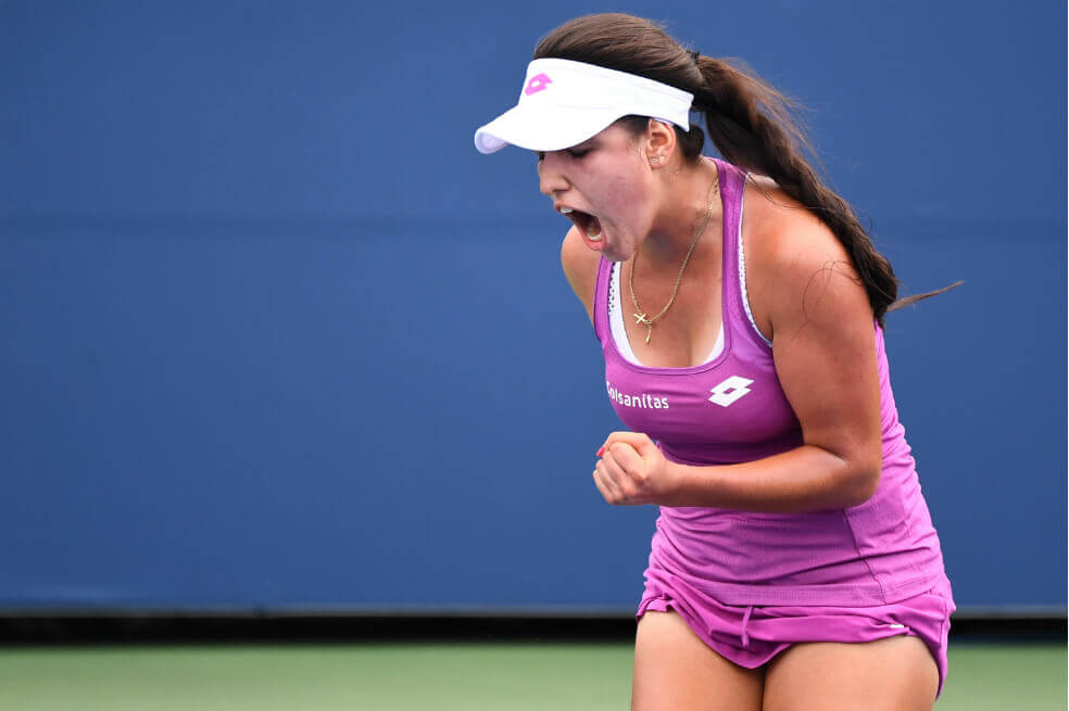 María Camila Osorio, la mejor tenista colombiana del momento. / Cortesía USTA