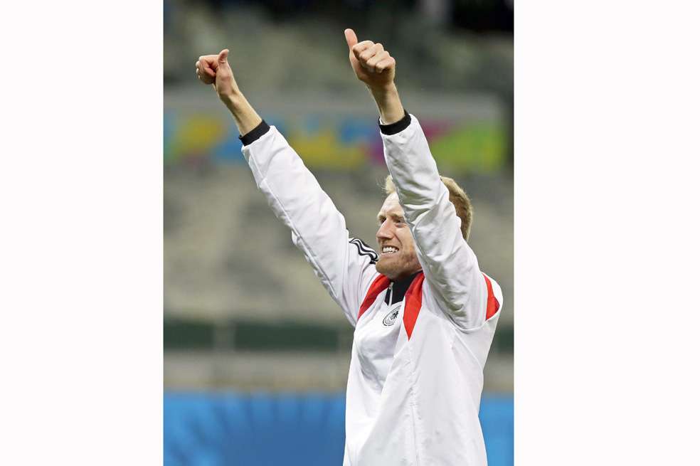 Con tres goles en Brasil 2014, el delantero alemán André Schürrle se ha convertido en el as bajo la manga del entrenador Joachim Löw en el Mundial. / EFE