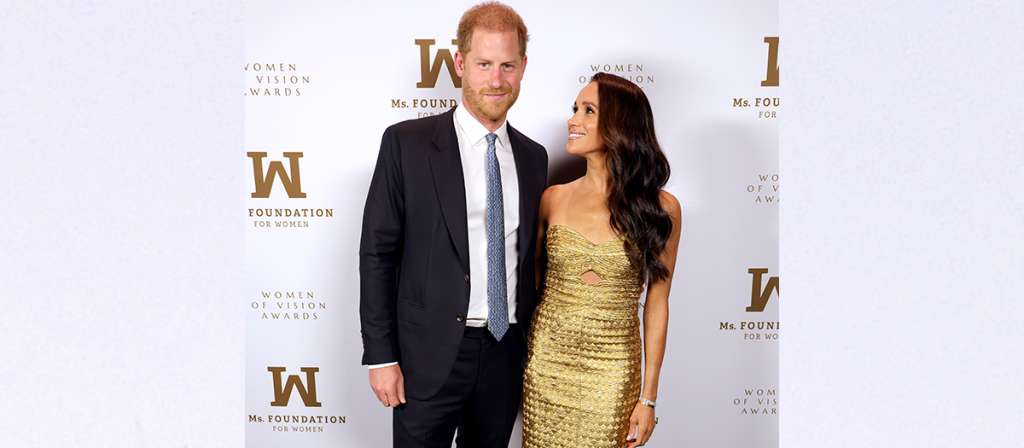 Meghan se vistió de diseñador colombiano