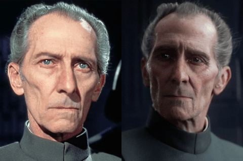 Demandan a Disney por resucitar con CGI a Moff Tarkin en “Star Wars: Rogue One”