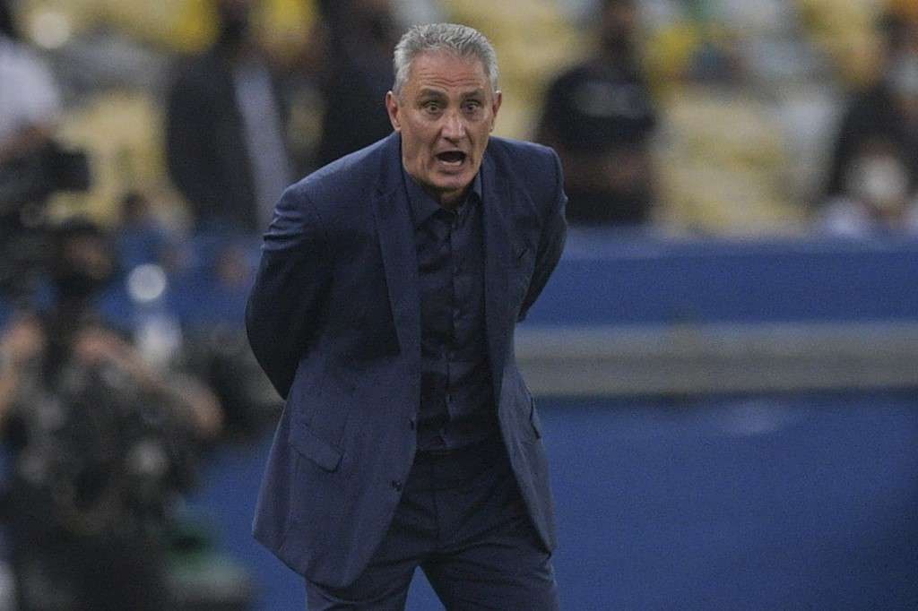 Tite, entrenador de Brasil, selección líder de la eliminatoria.