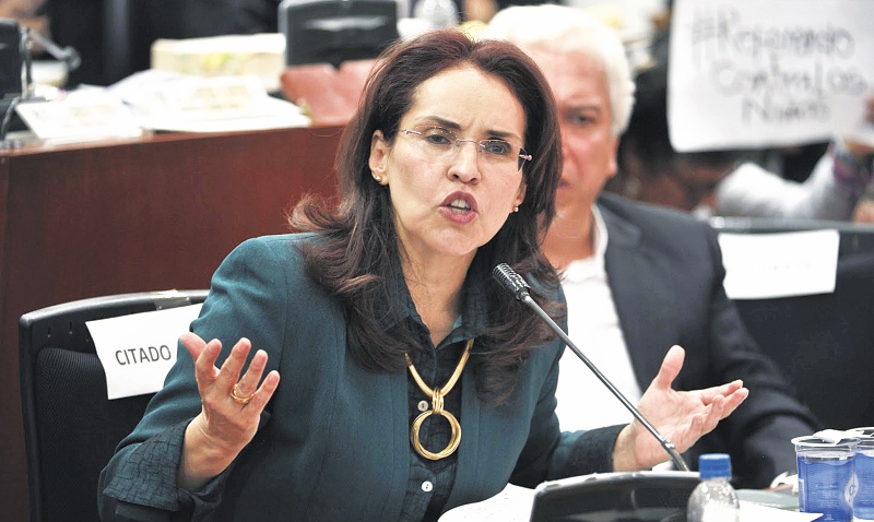 La senadora liberal Viviane Morales convocará a un plantón de protesta. / Óscar Pérez