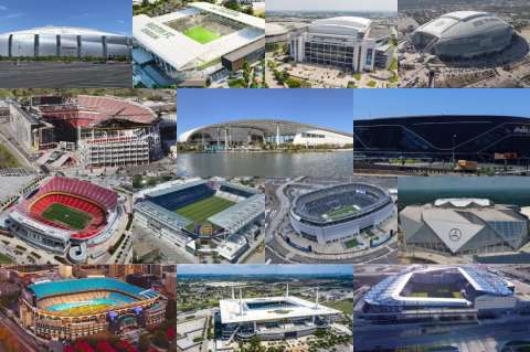 ¡Impresionantes fotos! Así son los estadios de la Copa América de Estados Unidos