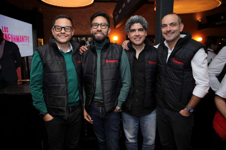 Tomás Aguirre Pinilla, Eduardo Contreras, Nicolas Herrera y Diego Rubio.