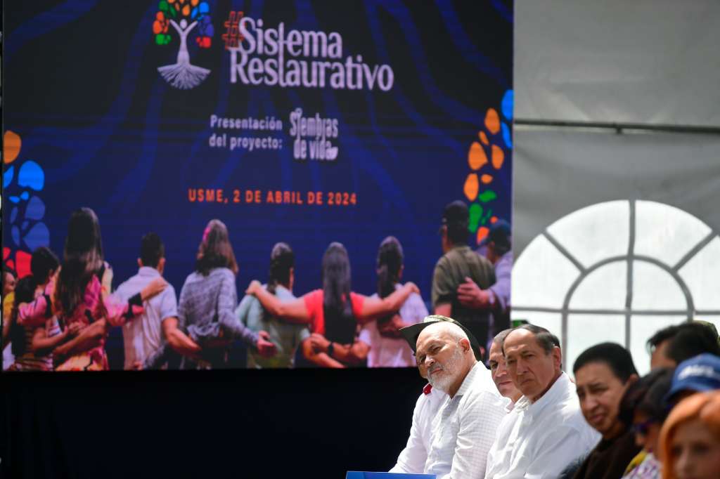 Inauguración del primer proyecto del Sistema Restaurativo de la Jurisdicción Especial para la Paz (JEP), en Sumapaz.