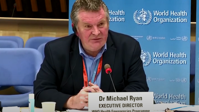Mike Ryan, de la Organización Mundial de la Salud.