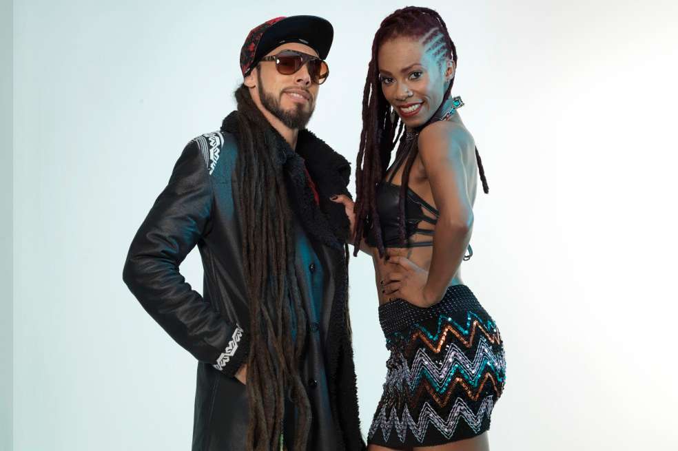 Amaru y Angelik son la banda bogotana Jamaruk. / Cortesía