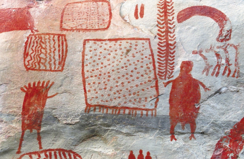 La población que vive en la serranía de La Lindosa conoce la importancia del patrimonio arqueológico y durante décadas lo ha protegido de la guerra, el turismo voraz y los acaparadores de tierra. / Jeison Lenis Chaparro-Cárdenas