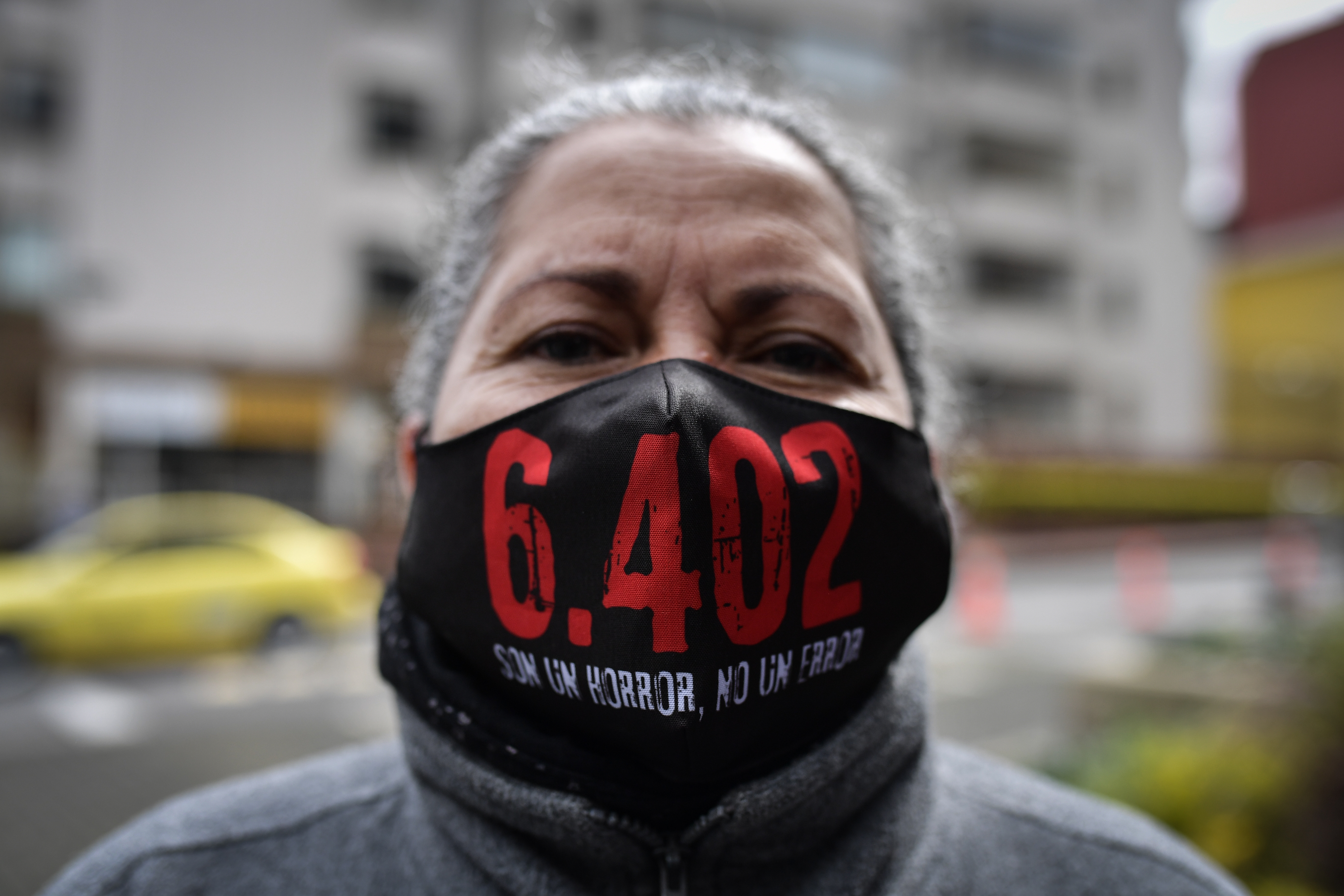 Madres de Soacha respaldando la JEP por los 6402 falsos positivos durante el gobierno de Álvaro Uribe