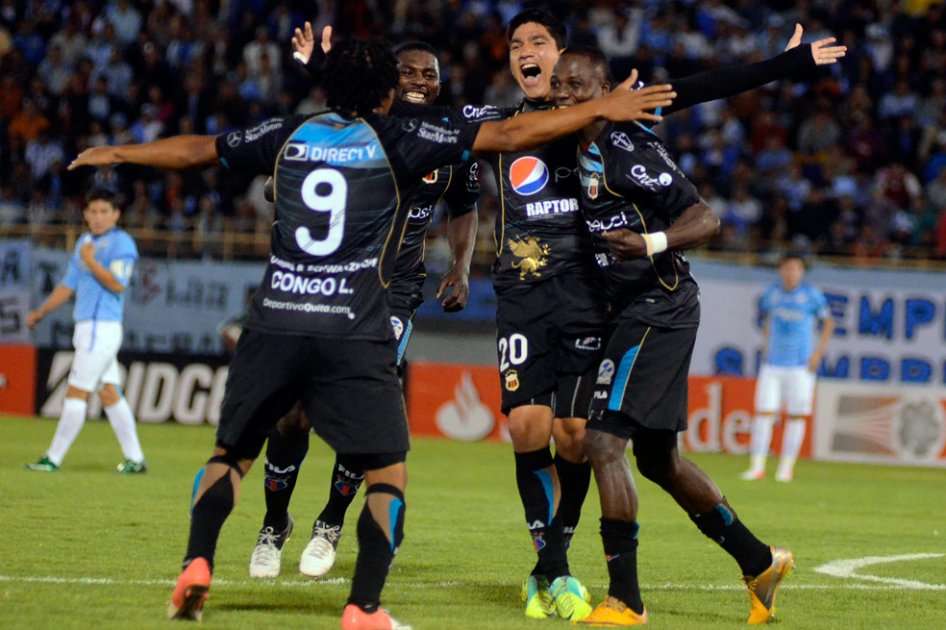 Con victoria a domicilio Deportivo Quito clasificó a octavos de final de Copa Sudamericana. / AFP