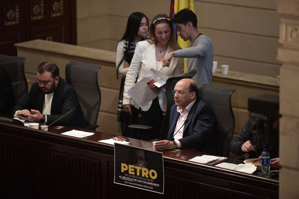 Ministro de Hacienda durante el debate sobre el presupuesto nacional en la Cámara de Representantes el 11 de septiembre de 2025
