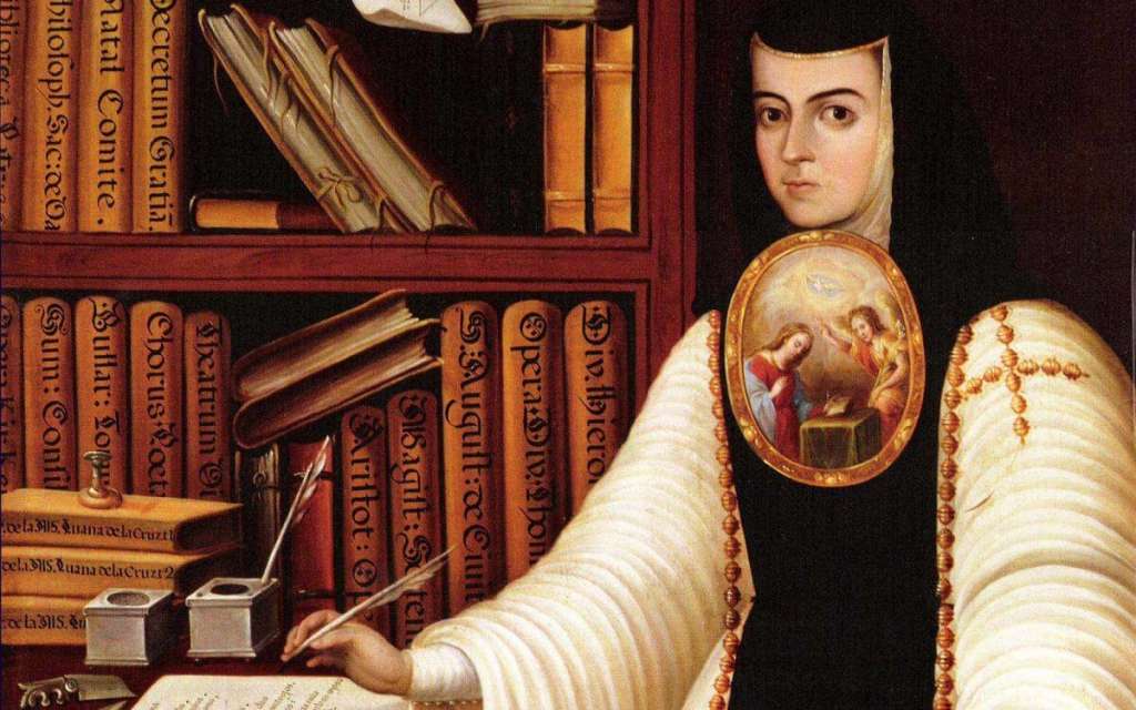 Sor Juana Inés de la Cruz, poeta mexicana, representante insigne del siglo de oro de la literatura en español.  / Cortesía