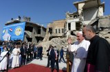En fotos: tercer día del papa Francisco en Irak, ante las atrocidades del Estado Islámico